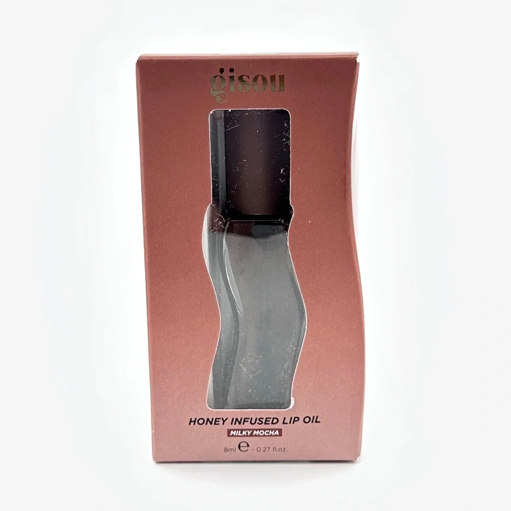 🆕 GISOU - Honey Infused Hydrating Lip Oil in Milky Mocha (Full Size) - Picture 3 of 4